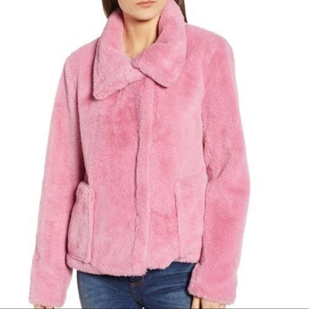 Pink Fur Coat